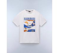 Napapijri Tee S-valdor Bianco - Taglia L Abbigliamento Uomo T-shirts