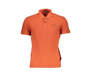 Napapijri, ,Tops ,Uomo ,Arancione ,S Arancione Cotton Polo