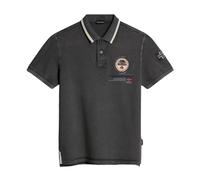 Napapijri, ,Tops ,Uomo ,Grigio ,L Polo Gandy Regular Fit Cotone Grigio
