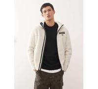 Napapijri - Tynik - Giacca in pile beige con cappuccio-Neutro 2XL