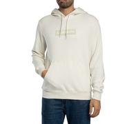 Napapijri Uomo Felpa con cappuccio pullover con logo Box, bianca