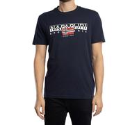 Napapijri Uomo Maglietta grafica Aylmer, Blu