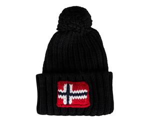 Napapijri Uomo Semiury 5 Pom Beanie, Nero