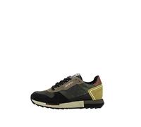 NAPAPIJRI Uomo Sneakers Running in Nylon Nero Oliva Taglia 8 US