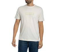 Napapijri Uomo T-Shirt con logo della scatola, bianca
