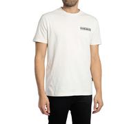 NAPAPIJRI Uomo T-Shirt Grafica Relaxed Vignoni Back, White Whisper, L