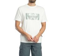 Napapijri Uomo T-shirt grafica rilassata Vanni, bianca