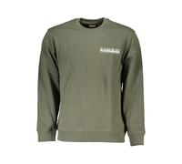 Napapijri Verde Cotton Men Sweatshirt - XXL