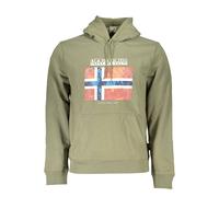 Napapijri "Verde Cotton Men's Sweatshirt with Hood" - XS