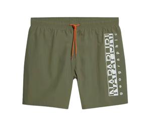 Napapijri - Verdi Pantaloncini da Bagno Regular Fit - - Swimwear - Uomo - Verde - 2XL