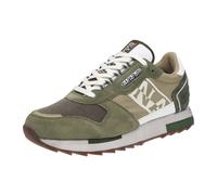 Napapijri Virtus 02 - Sneakers Basse In Suede Verde - Taglia 40 [25.5cm] Scarpe