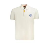 Napapijri White Cotton Men Polo - M