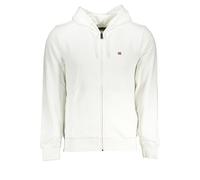 Napapijri White Cotton Men's Hoodie - S