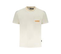Napapijri White Cotton T-Shirt - S