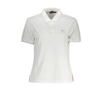 Napapijri White Cotton Women Polo Shirt - L