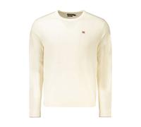 Napapijri White Wool Men Sweater - 3XL