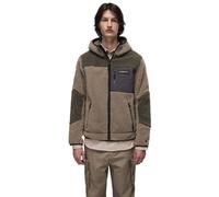 Napapijri Yupik Full-Zip M - giacca in pile - uomo 2XL Beige/Green man Recycled Polyester