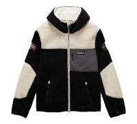 NAPAPIJRI Giacca di pile 'Yupik 3' beige chiaro / grigio / rosso scuro / nero Uomo NAPAPIJRI XXL