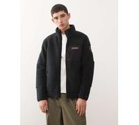 Napapijri - Yupik - Giacca in pile nera-Nero XL