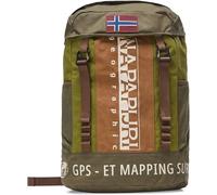 Napapijri Zaino H-Equator Daypack 28.8 Litri in Misto Cotone Verde Uomo