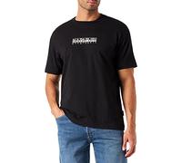 Napapjiri S-Box SS 3 T-Shirt, Black 041, L Uomo