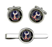 Napier Clan Scozzese Gemelli E Fermacravatta Set