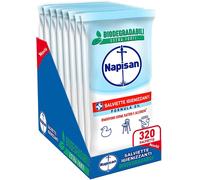Napisan 8 x 40 Salviette Igienizzanti Biodegradabili Formula 0%