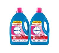 Napisan Additivo Disinfettante Lavatrice alla fragranza Profumo di Primavera, 2 Confezioni da 2.2 Litri di Additivo Liquido per Lavatrice, Contro i Batteri e i Cattivi Odori