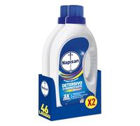 Napisan Detersivo Lavatrice Liquido Igienizzante Capi Colorati, 2 confezioni da 1.15 l da 23 Lavaggi di Detersivo Lavatrice Liquido