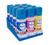 Napisan Spray Disinfettante Milleusi, Disinfettante Spray per Tessuti e Superfici, Fragranza Fresco Pulito, Confezione da 12 Spray da 400ml