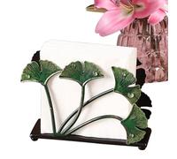 Napkin Holder, Elegant Dispenser, 5,31 x 4,72 in Upright Paper Organizer, autentica Rustic Design, Easy Access Convenience for Dining Room, Cafe, Farmhouse, Hotel, Bar, Kitchen
