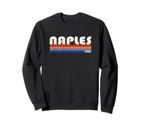 Naples Italy Retro 70s 80s Style Felpa