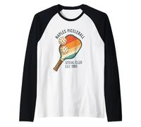 Naples Pickleball Social Club Vintage Maglia con Maniche Raglan