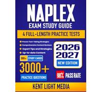 NAPLEX Exam Study Guide 2026-2027: Complete Test Review, Proven Strategies, 4 Full-Length Practice Tests and Detailed Answer Explanations for Pharmacist Licensure Exam Preparation | 300+ Study Cards