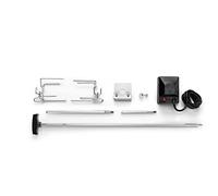 Napoleon Accessorio per barbecue, kit di girarrosto resistente per tutte le griglie Rogue BBQ, supporta fino a 6,8 kg, motore resistente, asta esagonale in acciaio inox, 2 forchette