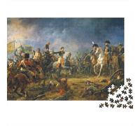 Napoleon Battle Scene Puzzle Da 1000 Pezzi War Painting in Cartone Qualità Premium Per Appassionati Tempo Libero Allenare La Mente Regalo Offerta Speciale 38x26cm/1000pcs
