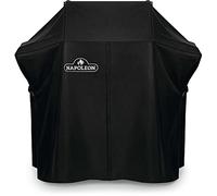 Napoleon Copertura Premium per Barbecue di Piccole Dimensioni Come Napoleon's Rogue 365 Series Grill a Gas, Copertura Nera, Idrorepellente, Resistente ai Raggi UV, Prese d'Aria, Passanti per