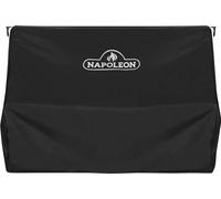 Napoleon Copertura premium per barbecue Prestige Pro 500 e Prestige 500, copertura nera, resistente all'acqua, protezione UV, prese d'aria, passanti per appendere, cinghie regolabili con fibbia