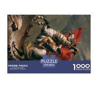 Napoleon Crossing The Alps Puzzle in Legno Impermeabile Puzzles Da 1000 Pezzi Regali Per Adulti Divertenti Giochi Di Impegnativi