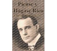 Napoleon Hill Piense y Hgase Rico Edicin Original de 1937 (Copertina rigida)