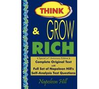 Napoleon Hill Think and Grow Rich - Complete Original Text (Copertina rigida)