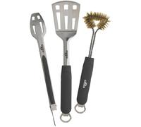 Grillbesteck Napoleon TravelQ Edelstahl schwarz 3-teilig