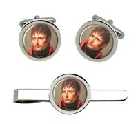 Napoleone Bonaparte 1801 Gemelli E Fermacravatta Set