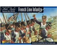 Napoleonic French Line Infantry - Black Powder - 24 Hard Plastic And Metal by Black Powder