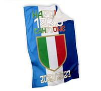 Napoli Campione D'Italia Asciugamano Telo Mare Personalizzato Idea Regalo Compleanno Estate Piscina Vacanze Mare Tifosi Napoletani Forza Azzurri Scudetto 1926 Squadra del Cuore Misura Bambino 70x100cm