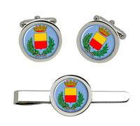 Napoli Città (Italia) Gemelli E Fermacravatta Set