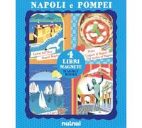 Napoli e Pompei. 4 libri magnete. Ediz. italiana e inglese
