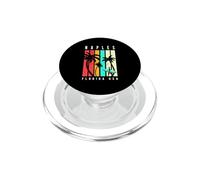 Napoli Florida Retro Surfer Beach con palme design PopSockets PopGrip per MagSafe