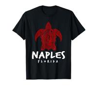 Napoli Florida Sea Turtle Design Naples Beach FL Maglietta