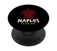 Napoli Florida Sea Turtle Design Naples Beach FL PopSockets PopGrip Adesivo